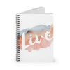 Live Watercolor Spiral Notebook - Ruled Line