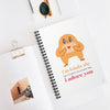 I'm Shy But I Adore You Cute Love Note Spiral Notebook - Ruled Line