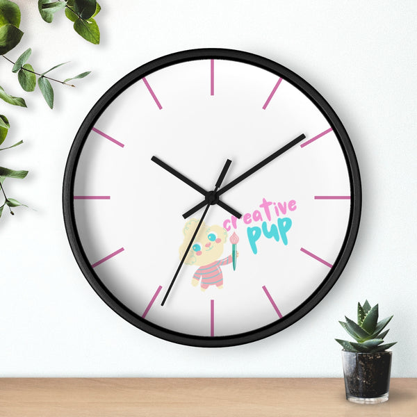 Creative Pup Artistic Flair Wall clock