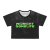 Midnight Game Life Gamer Crop Tee