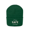 Happy SAFE Holidays Knit Beanie