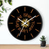 Shine Your Light Bright Astrology Wall Clock