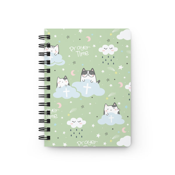 My Little Prayer Book Cat Clouds (Green)