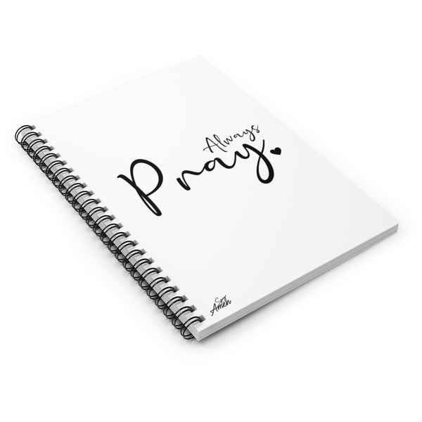 Always Pray Simple Prayer Journal (White)