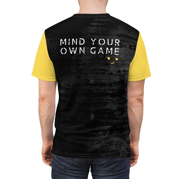 Mind Your Own Game Sarcastic Emoji Tee
