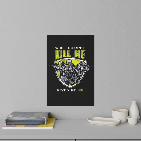 What Doesn't Kill Me Gives Me XP Removable Wall Decal