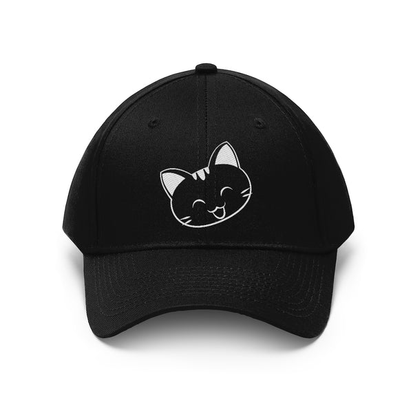 Give Thanks Meow Kitty Unisex Twill Hat