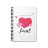 I am Deeply Loved Valentine Spiral Notebook