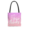 Give Thanks Meow Kitty Tote Bag