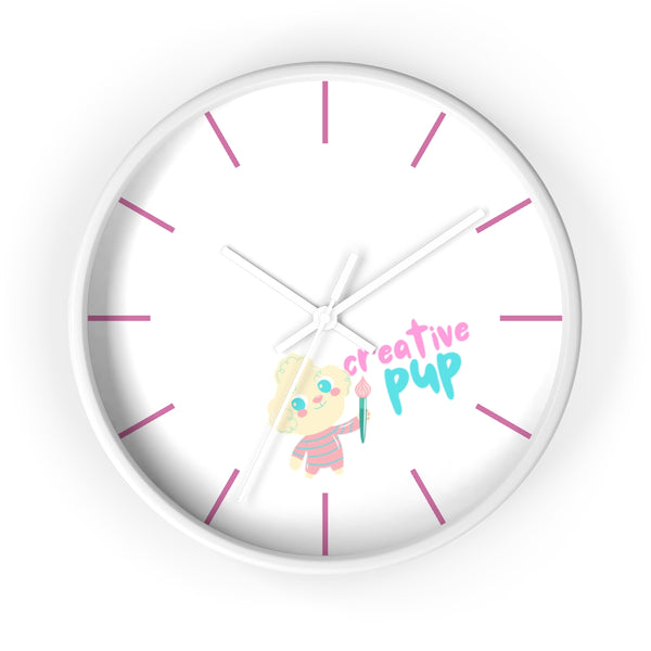 Creative Pup Artistic Flair Wall clock