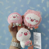 Lovely Cute 10cm plush pink peach pretty soft pendant couple